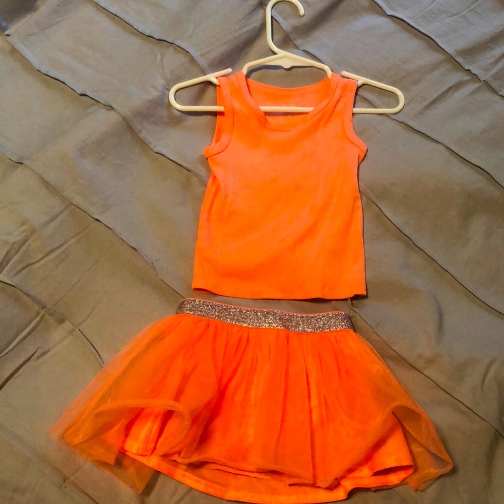 12 months tutu and tank top!